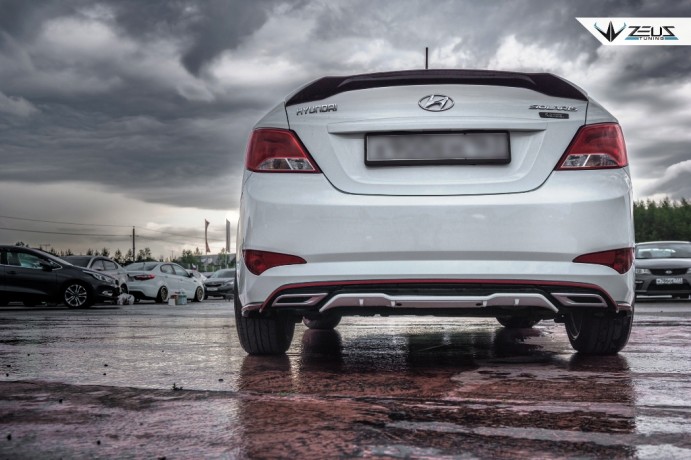 Аэродинамический обвес "ZEUS" Hyundai Solaris 2015-н.в. Рестайлинг купить недорого с доставкой в Клин