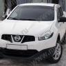 Накладки на фары (реснички) для Nissan Qashqai (2010-2013) купить недорого с доставкой в Клин