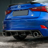 Диффузор заднего бампера №1 (с килями) для Lexus IS III (с 2013-2022) купить недорого с доставкой в Клин