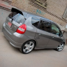 Накладка на задний бампер "Modulo" для Honda Fit GD купить недорого с доставкой в Клин