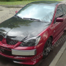 Крепление гос. номера в стиле "EVO" (текстурный пластик) для Mitsubishi Lancer IX (2003-2009) купить недорого с доставкой в Клин