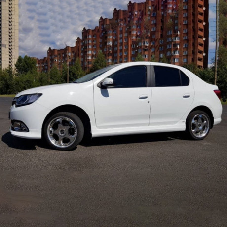 Накладки на пороги "BRAZ" для Renault Logan 2 купить недорого с доставкой в Клин
