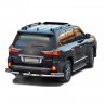 Защита заднего бампера «Уголки двойные» (d76\51) для Lexus LX 450d (2016-н.в)(Окрашенное) купить недорого с доставкой в Клин