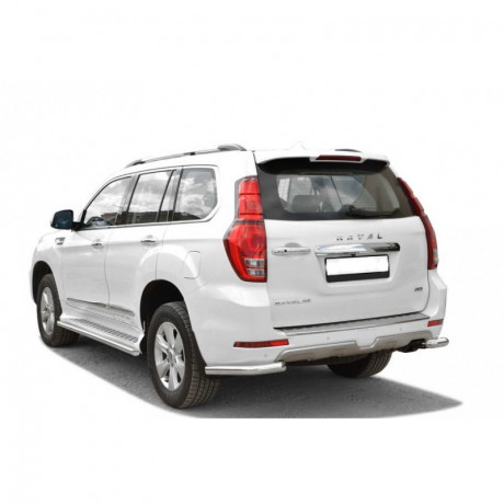 Защита заднего бампера «Уголки» (d63.5) Haval H9(Окрашенное) купить недорого с доставкой в Клин