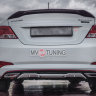 Лип-Спойлер "Zeus" для Hyundai Solaris (2010-2016) купить недорого с доставкой в Клин