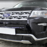 Защита радиатора "Standart" Ford Explorer рестайлинг-2 (2018-2019) верх, чёрная купить недорого с доставкой в Клин