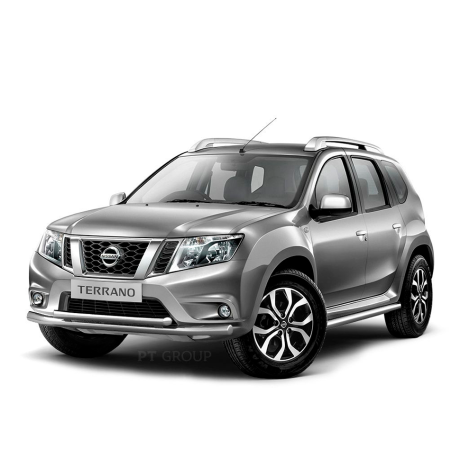 Защита переднего бампера двойная d63/51мм (НПС) RENAULT Duster 2016-/ NISSAN Terrano 2014- купить недорого с доставкой в Клин