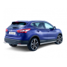 Защита заднего бампера угловая d63мм (НПС) Nissan Qashqai (2014-2016 г.в.) купить недорого с доставкой в Клин