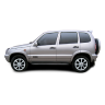 Накладки на арки "Круглые" старого образца для Chevrolet Niv@ (глянец) купить недорого с доставкой в Клин