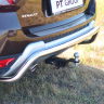 Накладка на задний бампер (НПС) RENAULT DUSTER (2012-2020 г.в.) купить недорого с доставкой в Клин