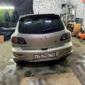 Накладка (юбка) на задний бампер для Mazda 3, хэтчбэк (2003-2009) купить недорого с доставкой в Клин