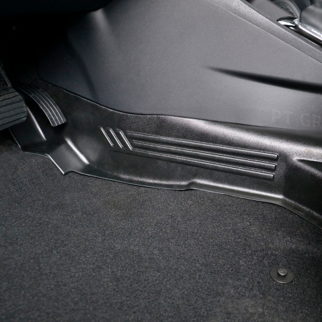 Накладки на ковролин тоннельные (ABS) (2 шт) RENAULT Kaptur (2016-2019 г.в.) купить недорого с доставкой в Клин