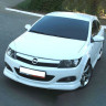 Накладка (юбка) переднего бампера "GT" для Opel Astra H (3D, 5D) купить недорого с доставкой в Клин