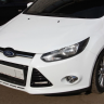 Накладки на фары (реснички) широкие var №1 для Ford Focus 3 (2012-2014) купить недорого с доставкой в Клин