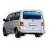 Защита заднего бампера «Уголки двойные» (d63,5) для Volkswagen Transporter T5 (2009-2015)(Окрашенное) купить недорого с доставкой в Клин
