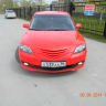 Решетка радиатора "Две полоски" для Mazda 3, хэтчбэк (2003-2009) купить недорого с доставкой в Клин