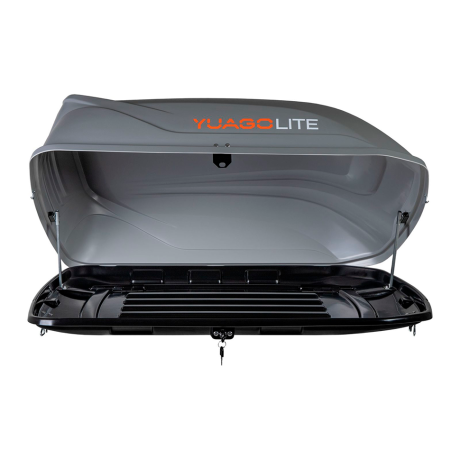 Автобокс YUAGO Lite (тиснение), серый, 250л купить недорого с доставкой в Клин
