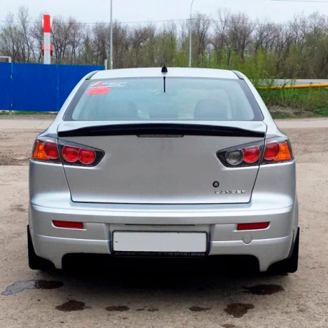 Лип спойлер "Утиный хвост" Mitsubishi Lancer 10 (2007-2016 г.в.) купить недорого с доставкой в Клин