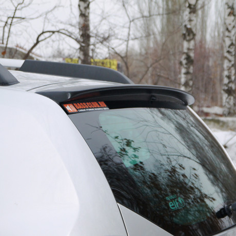 Лип-спойлер "DM-style" (тисненый пластик) для Renault Duster (2010-2021) купить недорого с доставкой в Клин