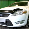 Защита радиатора "Standart" Ford Mondeo IV (2007-2010) низ с парктроником, чёрная купить недорого с доставкой в Клин