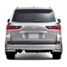 Защита заднего бампера двойная угловая d63/51мм (НПС) LEXUS 450D (2015-н.в.) купить недорого с доставкой в Клин