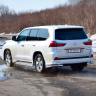 Защита заднего бампера двойная угловая d63/51мм (НПС) LEXUS 450D (2015-н.в.) купить недорого с доставкой в Клин