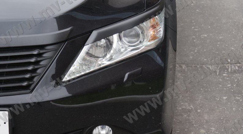 Накладки на фары (реснички) для Toyota Camry XV50 (2012-2014) купить недорого с доставкой в Клин