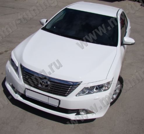 Накладки на фары (реснички) для Toyota Camry XV50 (2012-2014) купить недорого с доставкой в Клин