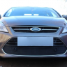 Защита радиатора "Standart" Ford Mondeo IV (2010-2014) низ с парктроником, чёрная купить недорого с доставкой в Клин