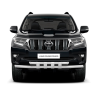 Защита переднего бампера двойная с пластинами d63/63мм (НПС) TOYOTA LAND CRUISER PRADO 150 (2017-н.в.) купить недорого с доставкой в Клин