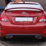 Спойлер высокий для Hyundai Solaris (2010-2016) купить недорого с доставкой в Клин