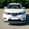 Защита переднего бампера одинарная d63мм (НПС) Nissan X-Trail (2015-н.в.) купить недорого с доставкой в Клин