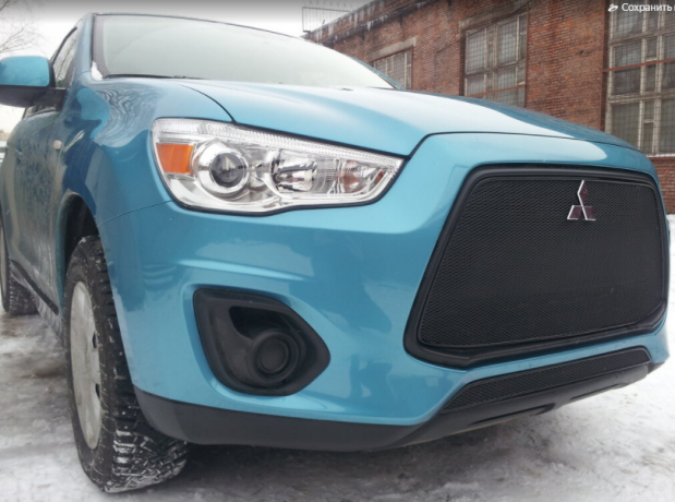 Защита радиатора "PREMIUM" Mitsubishi ASX (2012-2016) купить недорого с доставкой в Клин