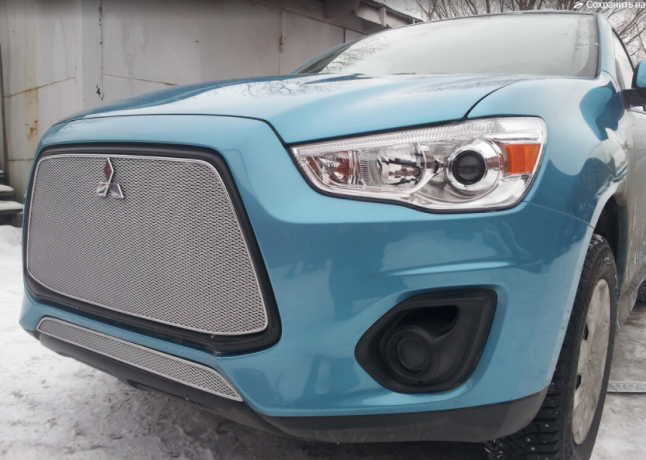 Защита радиатора "PREMIUM" Mitsubishi ASX (2012-2016) купить недорого с доставкой в Клин
