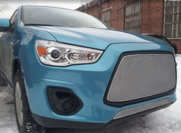 Защита радиатора "PREMIUM" Mitsubishi ASX (2012-2016) купить недорого с доставкой в Клин