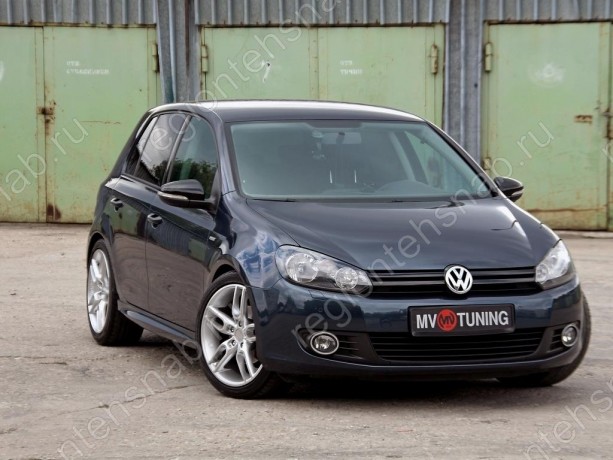 Накладки на пороги "R-Line" для Volkswagen Golf VI (2008-2012) купить недорого с доставкой в Клин