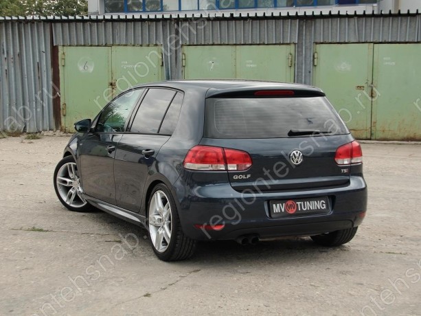 Накладки на пороги "R-Line" для Volkswagen Golf VI (2008-2012) купить недорого с доставкой в Клин