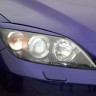 Накладки на фары (реснички) короткие var №1 для Mazda 3 Hatchback (2004-2009) купить недорого с доставкой в Клин