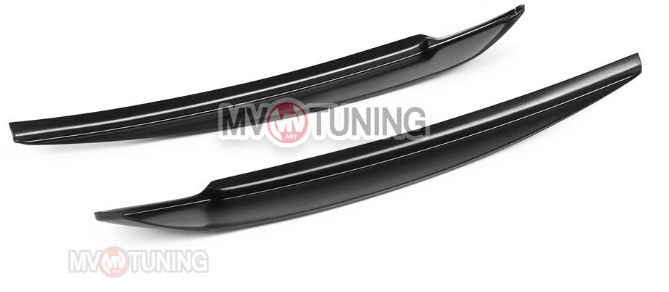 Накладки на фары (реснички) короткие var №1 для Mazda 3 Hatchback (2004-2009) купить недорого с доставкой в Клин