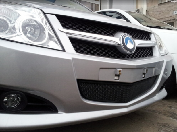 Защита радиатора "Standart" Geely MK чёрная купить недорого с доставкой в Клин