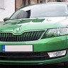 Спойлер переднего бампера (под покраску) для Skoda Rapid (2012-н.в.) купить недорого с доставкой в Клин