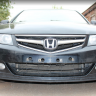 Защита радиатора "Standart" Honda Accord рестайлинг (2006-2008) чёрная купить недорого с доставкой в Клин