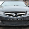 Защита радиатора "Standart" Honda Accord рестайлинг (2006-2008) чёрная купить недорого с доставкой в Клин