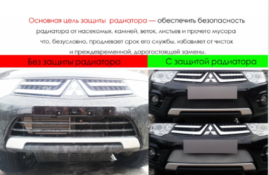 Защита радиатора "Standart" Honda Accord рестайлинг (2006-2008) чёрная купить недорого с доставкой в Клин