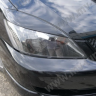 Накладки на фары (реснички) узкие var №1 для Mitsubishi Lancer IX (2003-2009) купить недорого с доставкой в Клин