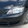 Накладки на фары (реснички) широкие var №2 для Mitsubishi Lancer IX (2004-2007) купить недорого с доставкой в Клин