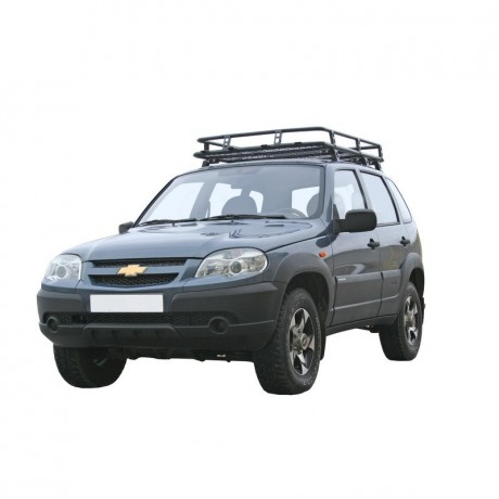 Багажник экспедиционный «Трофи» B@3 2123 "Chevrolet Niv@" (С сеткой) купить недорого с доставкой в Клин