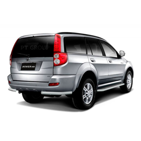 Защита заднего бампера угловая d63мм ИСКРА (ППК) GREAT WALL Hover H5 (2011-н.в.) купить недорого с доставкой в Клин