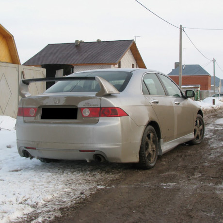 Накладка на задний бампер "Mugen" для Honda Accord (2002-2006) купить недорого с доставкой в Клин