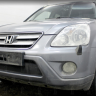 Защита радиатора "Standart" Honda CR-V рестайлинг (2004-2006) чёрная купить недорого с доставкой в Клин